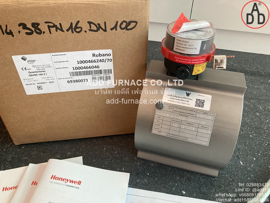 Quantometer QA250 100 ZI,Gas Meter QA250 Elster instromet(8)
